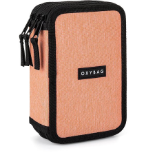 Oxybag Unicolor 3 szintes, üres, appricot tolltartó