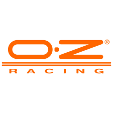  OZ racing matrica naranssárga,30cm x 9cm autó dekoráció