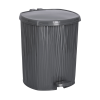 Özer Plastik Waves pedálos szemetes kivehető vödörrel Szürke 11L