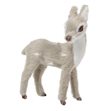  Őzike szürke M9,5cm dekorációs kellék