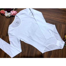 Özkan Turkey pamut hosszúujjú body 0600 fehér