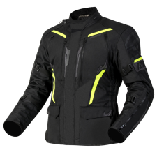 Ozone Tour III kabát fekete-antracit-fluo sárga motoros kabát