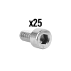 P2R (Motorisé) P2R CHC 6 lapú belső imbuszcsavar M5 x 10 mm, krómozott (25 db/csomag) P2R (Motorisé) Motor alkatrészek Csavarok és alkatrészek
