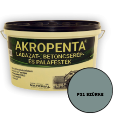 P31 SZÜRKE - AKROPENTA LÁBAZAT-, BETONCSERÉP ÉS PALAFESTÉK fal- és homlokzatfesték