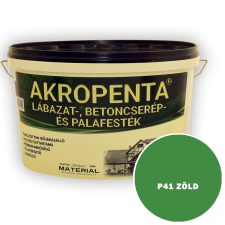 P41 ZÖLD - AKROPENTA LÁBAZAT-, BETONCSERÉP ÉS PALAFESTÉK - 4 L fal- és homlokzatfesték