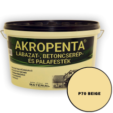 P70 BÉZS - AKROPENTA LÁBAZAT-, BETONCSERÉP ÉS PALAFESTÉK fal- és homlokzatfesték