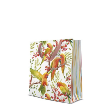 P.W.AGB1024303 Exotic Birds papír ajándéktáska medium 20x25x10cm ajándéktasak