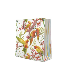  P.W.AGB1024305 Exotic Birds papír ajándéktáska large 26,5x33,5x13cm ajándéktasak