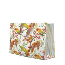  P.W.AGB1024306 Exotic Birds papír ajándéktáska horizontal 33,5x26,5x13cm ajándéktasak