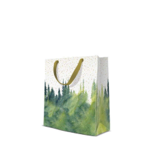 P.W.AGB2013403 Golden Forest papír ajándéktáska, premium medium 20x25x10cm ajándéktasak
