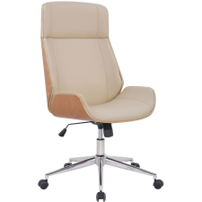 PAAL Varel modern irodai szék forgószék krém-natúr forgószék