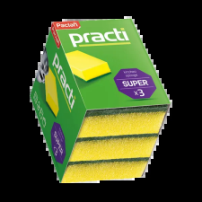 Paclan Practi mosogatószivacs dörzsivel 3 db tisztító- és takarítószer, higiénia