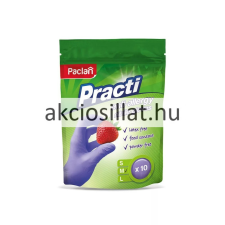 Paclan Practi Nitril Kesztyű S/M 10db védőkesztyű