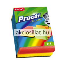 Paclan Practi Super formázott mosogatószivacs dörzsivel 2db tisztító- és takarítószer, higiénia
