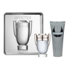 Paco Rabanne Invictus Ajándékszett, Eau de Toilette 50 ml + tusfürdő 100 ml, férfi kozmetikai ajándékcsomag