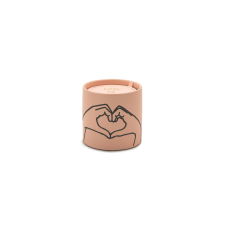 Paddywax IMPRESSIONS DUSTY PINK "HEART" TOBACCO & VANILLIA illatgyertya (5,75oz / 163g), gyertya