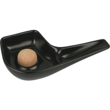 Padonio Dekoratív pipa formájú, pipás hamutartó, kerámiából, matt fekete hamutartó