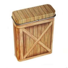 Padonio Fém cigaretta tárca 20 szál cigarettának - fadoboz mintás cigaretta tárca