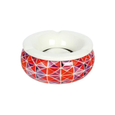 Padonio Közepes méretű kerámia hamutartó - piros és lila mintával hamutartó