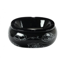 Padonio vonalrajzos kerámia hamutartó - fekete - 2 hamutartó