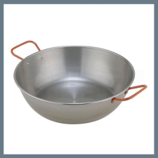  Paella füles serpenyő polírozott 24 cm a13412 edény