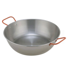 Paella füles serpenyő polírozott 28 cm edény