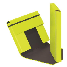 Pagna Gumis mappa, A4, 40 mm, karton, PAGNA "Trend", lime zöld mappa