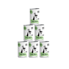 PAKA ZWIERZAKA PEPE Wild Boar 99% Játék 6x400 g kutyaeledel