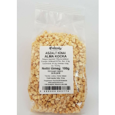 Paleolit Aszalt alma kocka 100g cukormentes, kínai 7x7mm reform élelmiszer