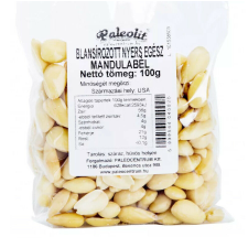 Paleolit Mandulabél blansírozott 100g nyers, egész mag