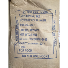 Paleolit Útifű maghéj liszt 25kg lédig Psyllium Husk 95% 60 mesh alapvető élelmiszer