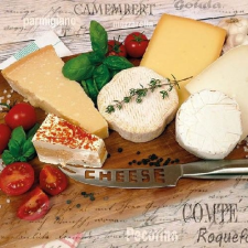  Palette of Cheeses papírszalvéta 33x33cm,20db-os asztalterítő és szalvéta
