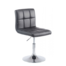 Palma Lounger V2 steppelt bárszék műbőr fekete - króm 101810601 bútor