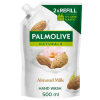 PALMOLIVE Folyékony szappan utántöltő, 0,5 l, PALMOLIVE Nourishing "Almond milk"