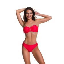  Paloma anyagában nyomott, merevítős cső bikini dekorral, piros 913 S fürdőruha, bikini