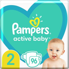 Pampers Active Baby 2-es méret, (96 db), 4–8 kg pelenka