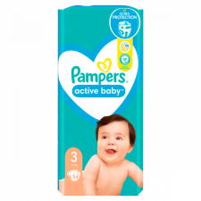  Pampers Active Baby 3, 54 Db Pelenka, 6kg-10kg pelenka