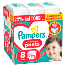Pampers Active Baby Pants bugyipelenka 8, 17+ kg, 112 db pelenka