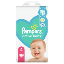 Pampers Active Baby Pelenka, Méret: 4, 132 db, 9kg-14kg pelenka