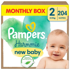 Pampers Harmonie havi Pelenkacsomag 4-8kg Mini 2 (204db) pelenka