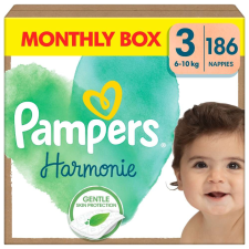 Pampers Harmonie havi Pelenkacsomag 6-10kg Midi 3 (186db) pelenka