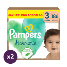 Pampers Harmonie pelenka 3, 6-10 kg, HAVI PELENKACSOMAG 372 db pelenka
