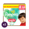 Pampers INGYENES SZÁLLÍTÁS - Pampers Harmonie Pants bugyipelenka 4, 9-15 kg, HAVI PELENKACSOMAG 336 db