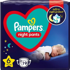 Pampers Night Pants 6-os méret (19 db) pelenka