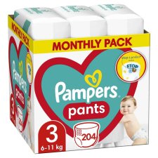 Pampers Pampers Pants havi Pelenkacsomag 6-11kg Midi 3 (204db) pelenka