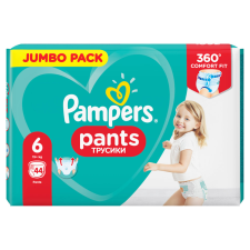  Pampers Pants 6 Jumbo Pack bugyipelenka XL 15kg< 44db pelenka