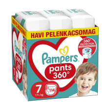 Pampers Pants bugyipelenka 7, 17+ kg HAVI PELENKACSOMAG 114 db pelenka