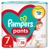 Pampers Pants Bugyipelenka, Méret: 7, 38 db pelenka, 17kg+