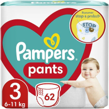 Pampers Pants bugyipelenka, Midi 3, 6-11 kg, Jumbo Pack, 62 db pelenka