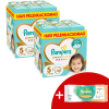 Pampers Premium Care 2x havi Pelenkacsomag 11-16kg Junior 5 (296db) + Ajándék Törlőkendő
